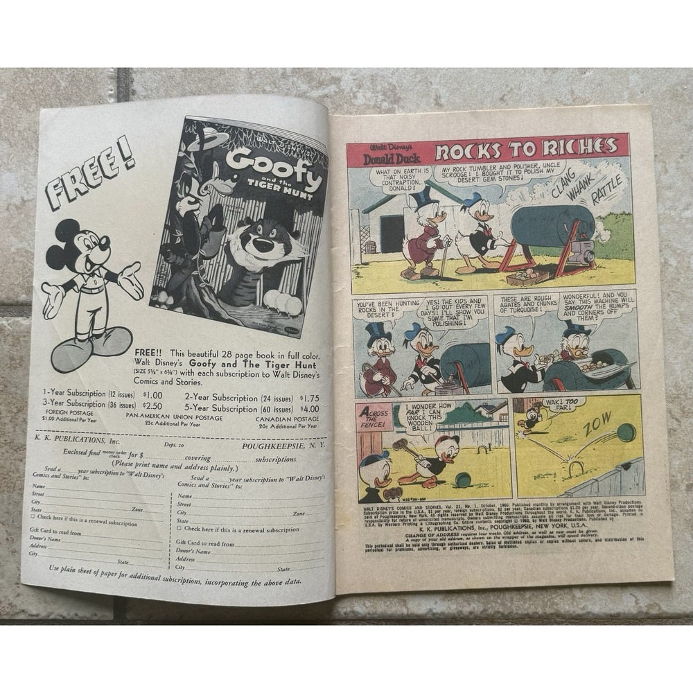 Walt Disney's Comics and Stories #241 (1960) Donald Duck, Dell Comics. VG++ - Picture 3 of 6
